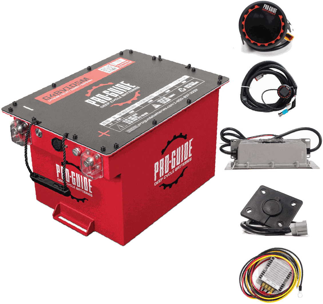 48V 105Ah Mini Lithium Golf Bundle