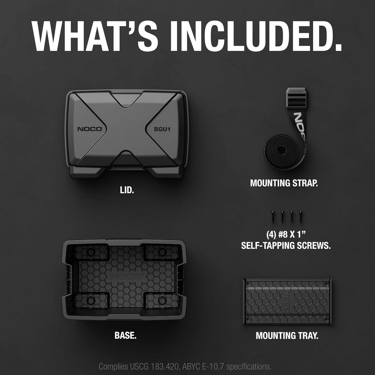 NOCO Group U1 Snap-Top Battery Box