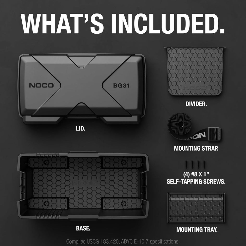 NOCO Group 24-31 Snap-Top Battery Box