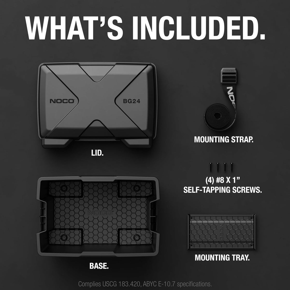 NOCO Group 24 Snap-Top Battery Box