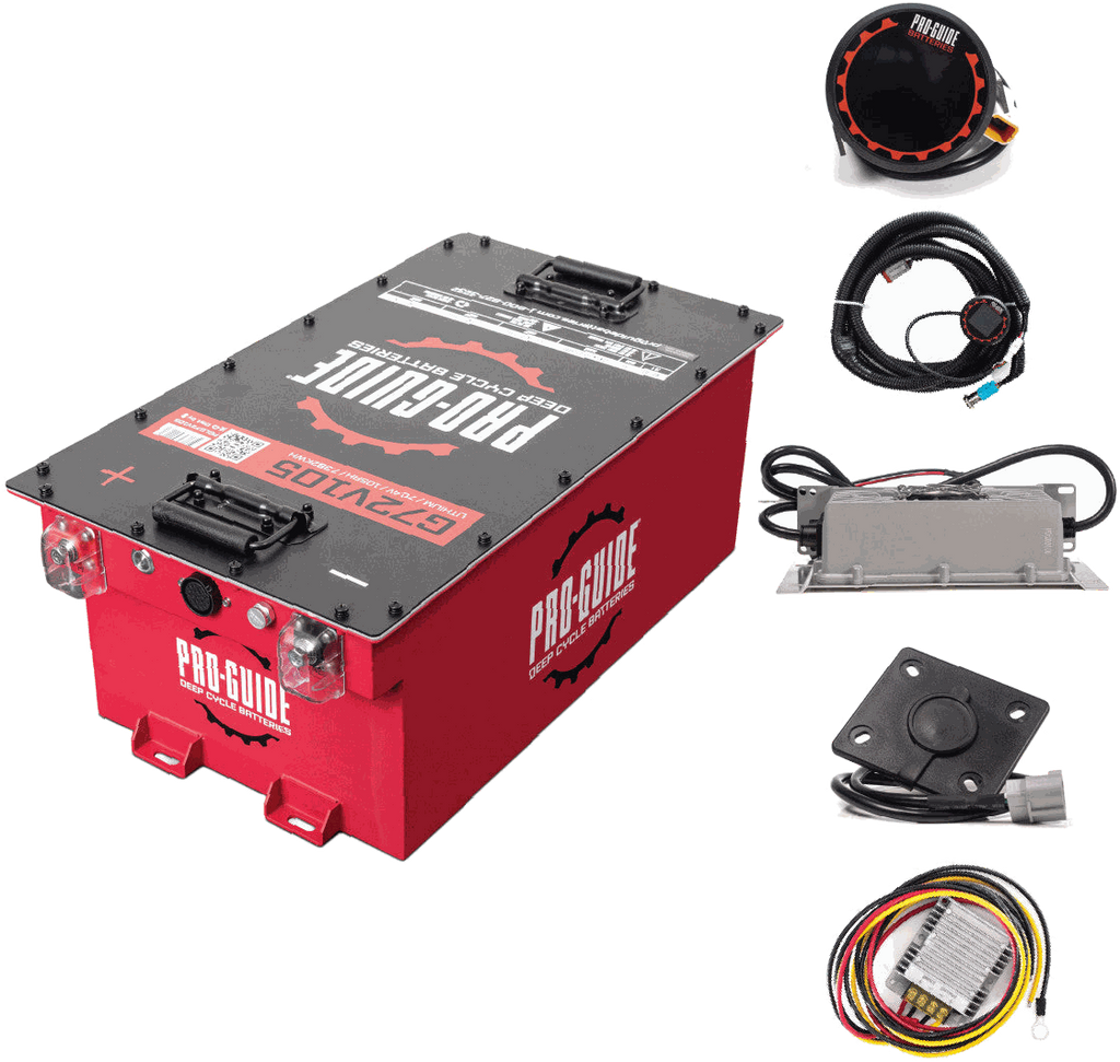 72V 105Ah Lithium Golf Bundle
