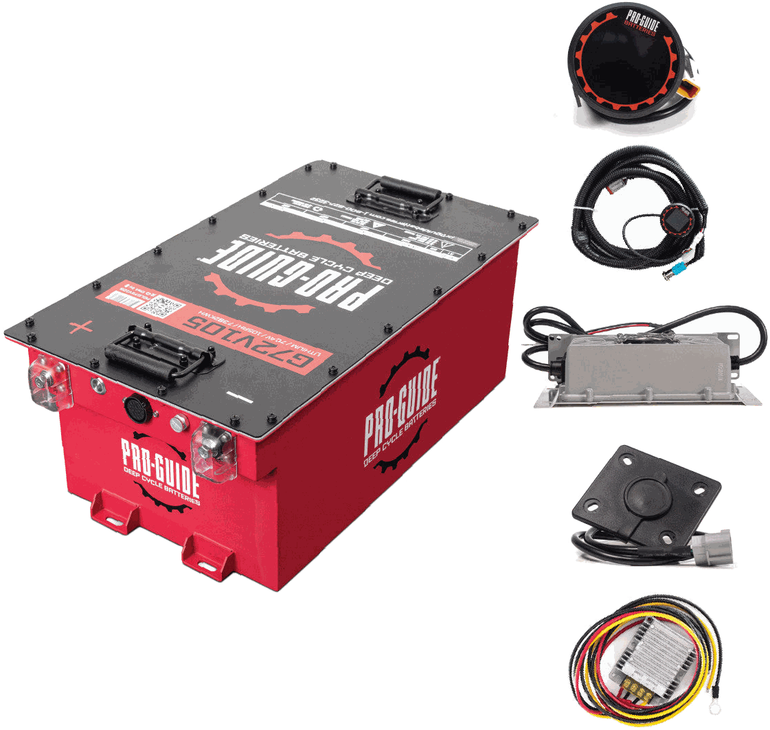 72V 105Ah Lithium Golf Bundle