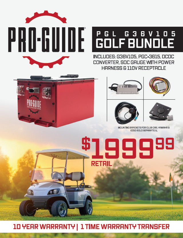 36V 105Ah Lithium Golf Bundle