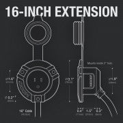 NOCO AC Port Plug With 16 Inch Extension Cord