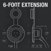 NOCO AC Port Plug With 6 Foot Extension Cord