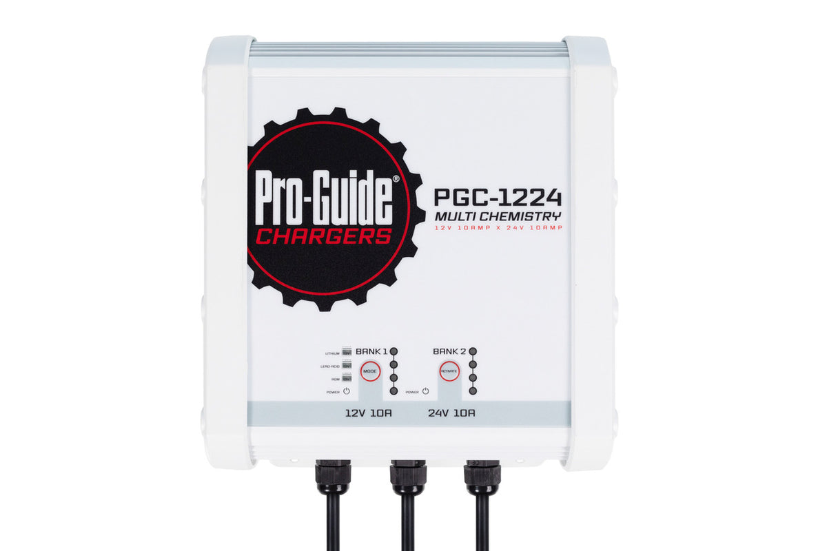 PGC-1224 | 12V 1-Bank & 24V 1-Bank, 10-Amp On-Board Battery Charger