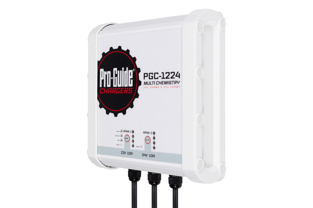 PGC-1224 | 12V 1-Bank & 24V 1-Bank, 10-Amp On-Board Battery Charger