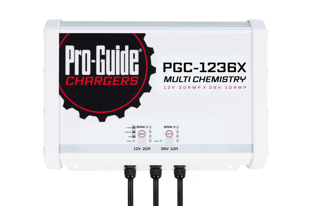 PGC-1236X | 12V 1-Bank 20-Amp & 36V 1-Bank 10-Amp, On-Board Battery Charger