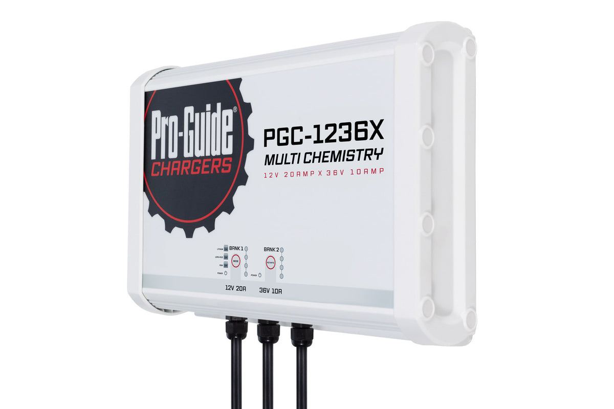 PGC-1236X | 12V 1-Bank 20-Amp & 36V 1-Bank 10-Amp, On-Board Battery Charger