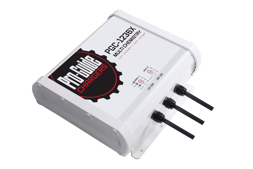 PGC-1236X | 12V 1-Bank 20-Amp & 36V 1-Bank 10-Amp, On-Board Battery Charger