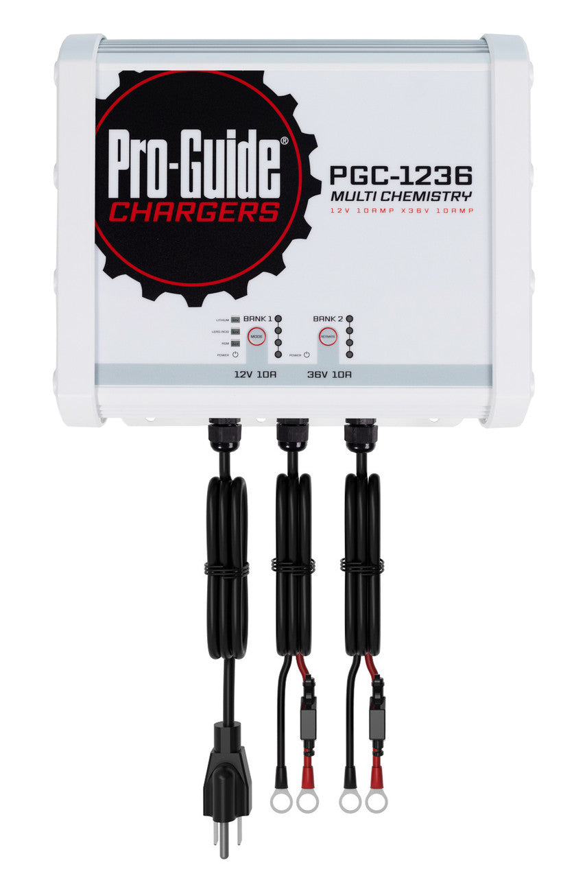 PGC-1236 | 12V 1-Bank 10-Amp & 36V 1-Bank 10-Amp, On-Board Battery Charger