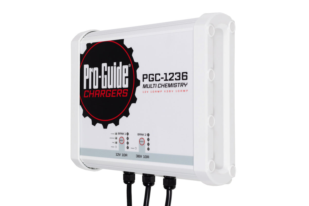 PGC-1236 | 12V 1-Bank 10-Amp & 36V 1-Bank 10-Amp, On-Board Battery Charger