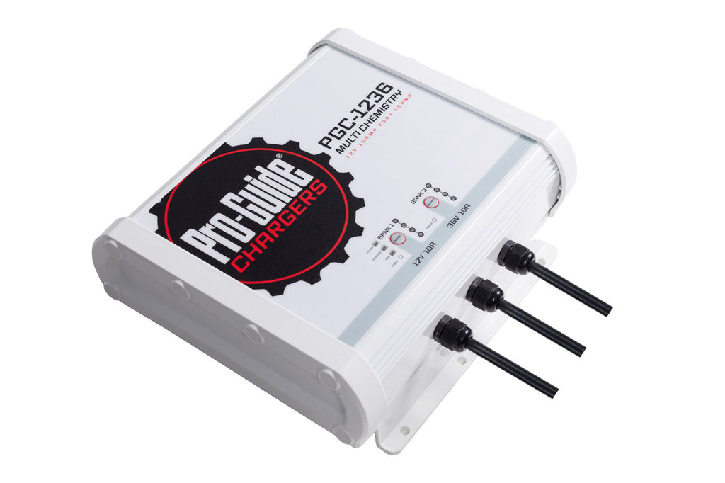 PGC-1236 | 12V 1-Bank 10-Amp & 36V 1-Bank 10-Amp, On-Board Battery Charger