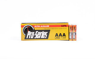 Pro-Series Alkaline AAA 60 Pack