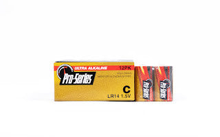 Pro-Series Alkaline C 12 Pack