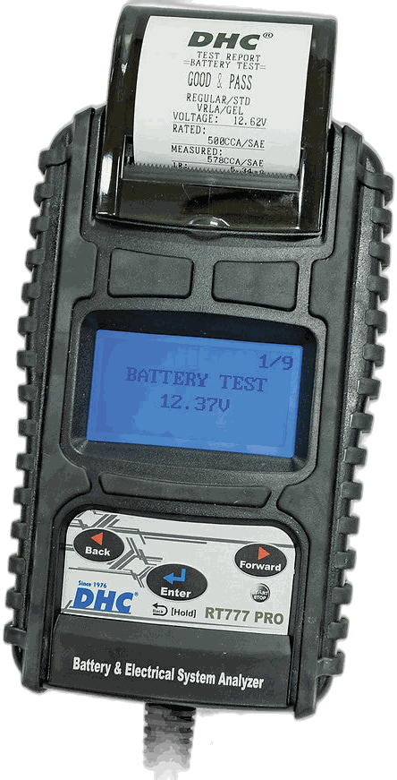 DHC RT777 Battery & Electrical System Analyzer