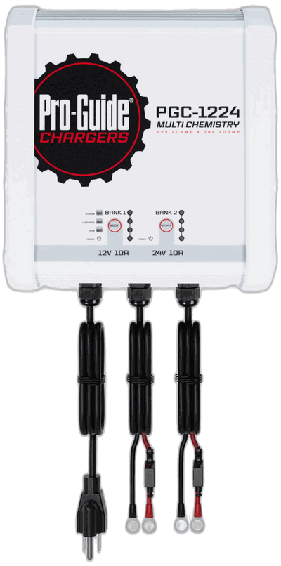 PGC-1224 | 12V 1-Bank & 24V 1-Bank, 10-Amp On-Board Battery Charger