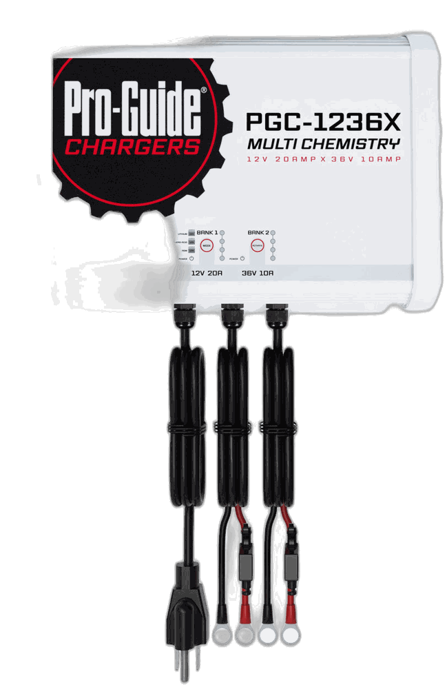 PGC-1236X | 12V 1-Bank 20-Amp & 36V 1-Bank 10-Amp, On-Board Battery Charger