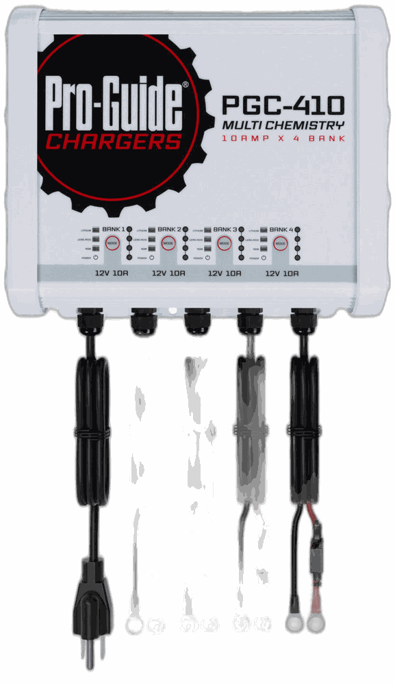 PGC-410 | 12V 4-Bank, 10-Amp On-Board Battery Charger