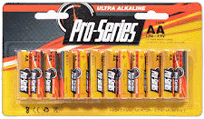Pro-Series Alkaline AA 12 Pack