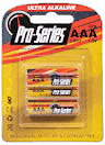 Pro-Series Alkaline AAA 4 Pack