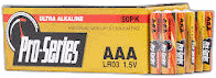 Pro-Series Alkaline AAA 60 Pack