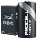 Procell Alkaline D 12 Pack