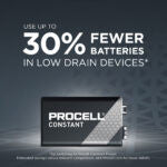 Procell Alkaline 9V 12 Pack